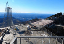 La teleferica sulla Vetta