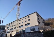 Smobilita ad Arogno il cantiere della “Domus”