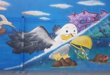 Arte urbana alla piscina di Mendrisio