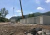 Le baracche per gli operai sull’A2