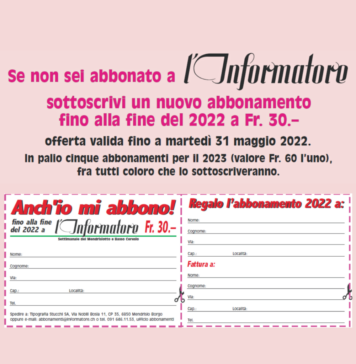 Vinci un abbonamento a l’Informatore 2023!