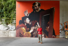 L’opera di Mola in versione spray