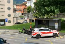 Due fermi nel centro di Mendrisio
